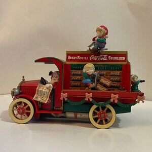 Vintage Coca-Cola Town Square Collection "Deck the Hauls" Decorative Truck